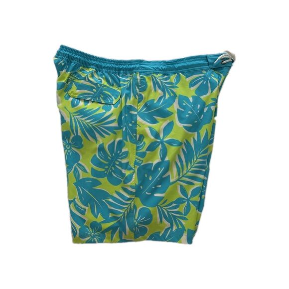 Hot Coals Men's 8" Swim Trunks XL UPF 50+ Elastic Waist Mesh Liner Side Pockets - Picture 6 of 7